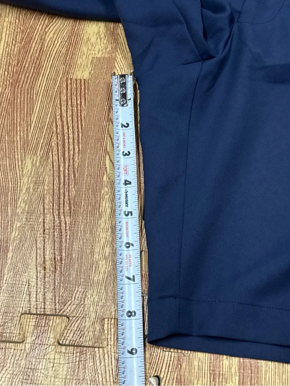 Peter Millar Navy Performance Flat-Front Golf Shorts